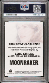 2012 James Bond 50th Anniv Series 2 Autograph Lois Chiles Limited Auto PSA 10